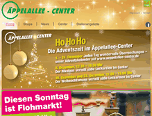 Tablet Screenshot of aeppelallee-center.de
